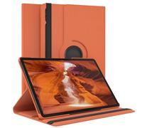 EAZY CASE - Custodia per Galaxy Tab S9 Plus tablet Cover protettiva Smart Cover Supporto rotante Astuccio pieghevole 360° girevole con funzione stand Similpelle Arancione