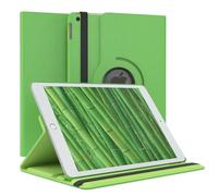 EAZY CASE - Custodia per iPad 10,2" 2019/2020/2021 tablet Cover protettiva Smart Cover Supporto rotante Astuccio pieghevole 360° girevole con funzione stand Similpelle Verde