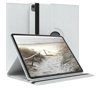EAZY CASE - Custodia per iPad Air 13" (2024) tablet Cover protettiva Smart Cover Supporto rotante Astuccio pieghevole 360° girevole con funzione stand Similpelle Bianco