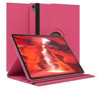 EAZY CASE - Custodia per iPad Air 13" (2024) tablet Cover protettiva Smart Cover Supporto rotante Astuccio pieghevole 360° girevole con funzione stand Similpelle Rosa