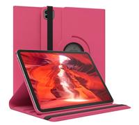 EAZY CASE - Custodia per iPad Pro 11" (2024) tablet Cover protettiva Smart Cover Supporto rotante Astuccio pieghevole 360° girevole con funzione stand Similpelle Rosa