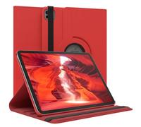 EAZY CASE - Custodia per iPad Pro 11" (2024) tablet Cover protettiva Smart Cover Supporto rotante Astuccio pieghevole 360° girevole con funzione stand Similpelle Rosso