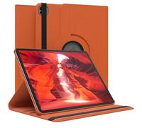 EAZY CASE - Custodia per iPad Pro 13" (2024) tablet Cover protettiva Smart Cover Supporto rotante Astuccio pieghevole 360° girevole con funzione stand Similpelle Arancione