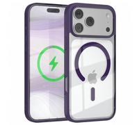 EAZY CASE Custodia per iPhone 17 Pro Max compatibile con Qi Charging Ultra Protezione dagli urti antiurto e antigraffio Custodia sottile con protezione della fotocamera Silicone Cover Clear Hybrid