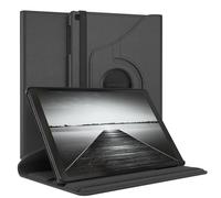 EAZY CASE - Custodia per Samsung Galaxy Tab A 10.1 (2019) tablet Cover protettiva Smart Cover Supporto rotante Astuccio pieghevole 360° girevole con funzione stand Similpelle Nero
