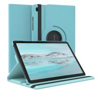 EAZY CASE - Custodia per Samsung Galaxy Tab A7 tablet Cover protettiva Smart Cover Supporto rotante Astuccio pieghevole 360° girevole con funzione stand Similpelle Blu