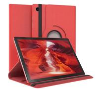 EAZY CASE - Custodia per Samsung Galaxy Tab A8 10.5 tablet Cover protettiva Smart Cover Supporto rotante Astuccio pieghevole 360° girevole con funzione stand Similpelle Rosso
