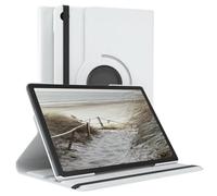EAZY CASE - Custodia per Samsung Galaxy Tab A9 Plus tablet Cover protettiva Smart Cover Supporto rotante Astuccio pieghevole 360° girevole con funzione stand Similpelle Bianco