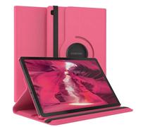 EAZY CASE - Custodia per Samsung Galaxy Tab S6 Lite tablet Cover protettiva Smart Cover Supporto rotante Astuccio pieghevole 360° girevole con funzione stand Similpelle Rosa