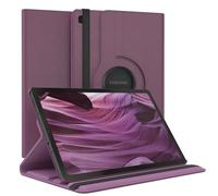EAZY CASE - Custodia per Samsung Galaxy Tab S6 Lite tablet Cover protettiva Smart Cover Supporto rotante Astuccio pieghevole 360° girevole con funzione stand Similpelle Viola