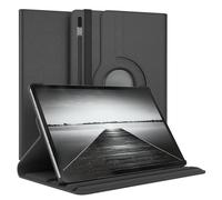 EAZY CASE - Custodia per Samsung Galaxy Tab S7 FE / 5G tablet Cover protettiva Smart Cover Supporto rotante Astuccio pieghevole 360° girevole con funzione stand Similpelle Nero