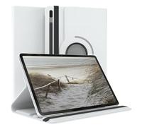 EAZY CASE - Custodia per Samsung Galaxy Tab S7 FE / 5G tablet Cover protettiva Smart Cover Supporto rotante Astuccio pieghevole 360° girevole con funzione stand Similpelle Bianco