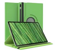 EAZY CASE - Custodia per Samsung Galaxy Tab S7 FE / 5G tablet Cover protettiva Smart Cover Supporto rotante Astuccio pieghevole 360° girevole con funzione stand Similpelle Verde