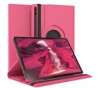 EAZY CASE - Custodia per Samsung Galaxy Tab S8 Plus / S7 Plus tablet Cover protettiva Smart Cover Supporto rotante Astuccio pieghevole 360° girevole con funzione stand Similpelle Rosa