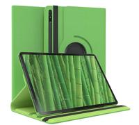 EAZY CASE - Custodia per Samsung Galaxy Tab S8 Plus / S7 Plus tablet Cover protettiva Smart Cover Supporto rotante Astuccio pieghevole 360° girevole con funzione stand Similpelle Verde