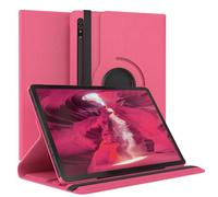 EAZY CASE - Custodia per Samsung Galaxy Tab S8 / S7 tablet Cover protettiva Smart Cover Supporto rotante Astuccio pieghevole 360° girevole con funzione stand Similpelle Rosa