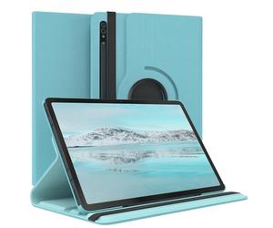 EAZY CASE - Custodia per Samsung Galaxy Tab S8 / S7 tablet Cover protettiva Smart Cover Supporto rotante Astuccio pieghevole 360° girevole con funzione stand Similpelle Blu