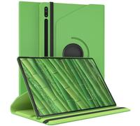 EAZY CASE - Custodia per Samsung Galaxy Tab S8 Ultra tablet Cover protettiva Smart Cover Supporto rotante Astuccio pieghevole 360° girevole con funzione stand Similpelle Verde
