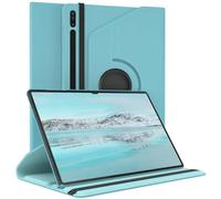 EAZY CASE - Custodia per Samsung Galaxy Tab S8 Ultra tablet Cover protettiva Smart Cover Supporto rotante Astuccio pieghevole 360° girevole con funzione stand Similpelle Blu