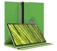 EAZY CASE - Custodia per tablet per Samsung Galaxy S10 FE Plus, cover protettiva da 13,1 pollici, smart cover, tablet case, rotazione a 360°, con funzione stand, tasca, in ecopelle, verde