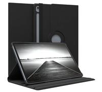 EAZY CASE - Custodia per tablet Samsung Galaxy S10 FE Plus, cover smart da 13,1 pollici, tablet case con rotazione, cover pieghevole 360° con funzione stand, tasca in ecopelle, nero