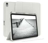 EAZY CASE - Custodia protettiva con supporto per stilo per Apple iPad Air 11" M3 (2025) Custodia Copertura per tablet Touchpen Smartcase staccabile Pieghevole Auto Sleep Wake Up in Grigio Chiaro