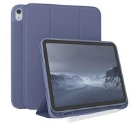 EAZY CASE - Custodia protettiva con supporto per stilo per iPad 11. Gen A16 (2025) Custodia Copertura per tablet Touchpen Smartcase staccabile Pieghevole Auto Sleep Wake Up in Blu Ghiaccio