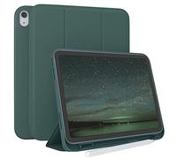 EAZY CASE - Custodia protettiva con supporto per stilo per iPad 11. Gen A16 (2025) Custodia Copertura per tablet Touchpen Smartcase staccabile Pieghevole Auto Sleep Wake Up in Verde notte