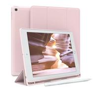 EAZY CASE - Custodia protettiva con supporto per stilo per iPad 5 / iPad 6 (2017/2018) 9,7" Custodia Copertura per tablet Touchpen Smartcase staccabile Pieghevole Auto Sleep Wake Up in Rosa