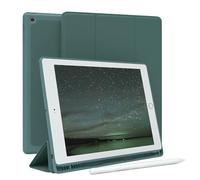 EAZY CASE - Custodia protettiva con supporto per stilo per iPad 5 / iPad 6 (2017/2018) 9,7" Custodia Copertura per tablet Touchpen Smartcase staccabile Pieghevole Auto Sleep Wake Up in Verde notte