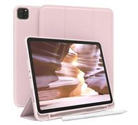 EAZY CASE - Custodia protettiva con supporto per stilo per iPad Pro 11" (2018/2020/2021/2022) Custodia Copertura per tablet Touchpen Smartcase staccabile Pieghevole Auto Sleep Wake Up in Rosa