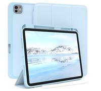 EAZY CASE - Custodia protettiva con supporto per stilo per iPad Pro 11" (2024) Custodia Copertura per tablet Touchpen Smartcase staccabile Pieghevole Auto Sleep Wake Up in Blu chiaro