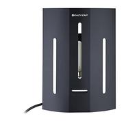 Eazyzap Colla - Assassino mosche in metallo nero con illuminazione a infrarossi, montaggio a parete o a mensola, altezza 325 x larghezza 236 x profondità 122 mm, copertura 13 W - 50 m²