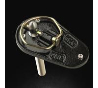 EB/490 Coppia ganci cofano a spillo guida M10 in acciaio inox con rondella