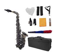 EB Alto Saxophone Sax Vintage Vny Green 802 Key con custodia per il trasporto Strumento di pulizia della spazzola di pulizia con custodia con caso (Color : Vintage Green)