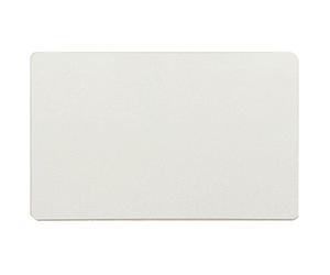 Ebamaz - Carte da visita in alluminio per stampa sublimatica 86X54X0,45mm, spessore da tablet, confezione da 10 pezzi (Bianco perla, vuote)