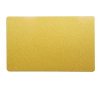 Ebamaz Custom laser inciso placca di metallo piastra VIP Business carta di nome etichetta tag 86 x 54 confezione da pezzi Aluminum 0.4mm thickness Pearled Golden(No Engrave)