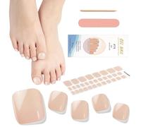EBANKU 32PCS Smalto Adesivo per Unghie, Avvolgente Unghie Adesivi Decalcomanie Autoadesive Nail Art Strisce con Lima per Donne Ragazze Unghie Arte DIY (Lampada UV/LED richiesta) (#10)