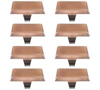 EBANKU Christmas Stocking Holder Bases da 8 Bronzo Rossopezzi Juego de soportes para abrigo de Navidad para abrigo, soporte para abrigo de Navidad de metal plateado brillante,ancho