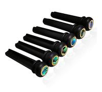 Ebano Chitarra Ponte Pin Endpin intarsiato Abalone Dot Chitarra Acustica Parti di Ricambio Accessori