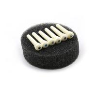Ebano/osso di mucca Chitarra Ponte Pin String Pioli Fisso Vertebra Chitarra Ponte Pin Per Acustica Folk Chitarra Ukuleles Parte