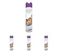 Ebano, Profumatore per ambienti e tessuti, Deodorante alla Lavanda, Formula senza acqua, Bombola, Formato 400 ml (Confezione da 4)