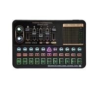 EBAYTV Kit Scheda Audio, BM800 V10XPro Mixer Scheda audio Studio Mixer audio Canto Riduzione del rumore Microfono Voce Trasmissione in diretta Telefono Registrazione computer(V10X PRO)