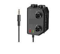 EBAYTV Kit Scheda Audio, Preamplificatore mixer audio for microfono a 2 canali con alimentazione Phantom, interfaccia audio for chitarra Microfono for fotocamera
