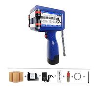 EBAYTV Stampante a getto d'inchiostro portatile, 5 Languages 12.7mm Image Picture QR Code Serial Number Portable Mask Online Printer Hand Jet Handheld Thermal Inkjet TIJ Printer(China printer1 ink)