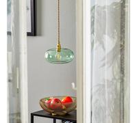 EBB & FLOW Horizon Lampada a sospensione in vetro verde Ø 21 cm Ebb & Flow