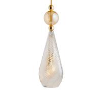 EBB & FLOW Smykke L oro cristallo swirl oro-fumo Ebb & Flow