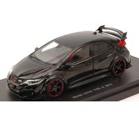 1:43 Ebbro Honda Civic Type R 2015 Giapponese License Plate Crystal Black Pearl