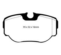 EBC B05 Freni Kit Posteriore Pastiglie Dischi per Land Rover Range 2 (P38A)