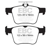 EBC B05 Freni Kit Posteriore Pastiglie Dischi per Seat Leon 3 (5F1)